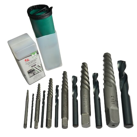Chicago Latrobe #1-#6 Bright Screw Extractor Set (12Pc) 65040